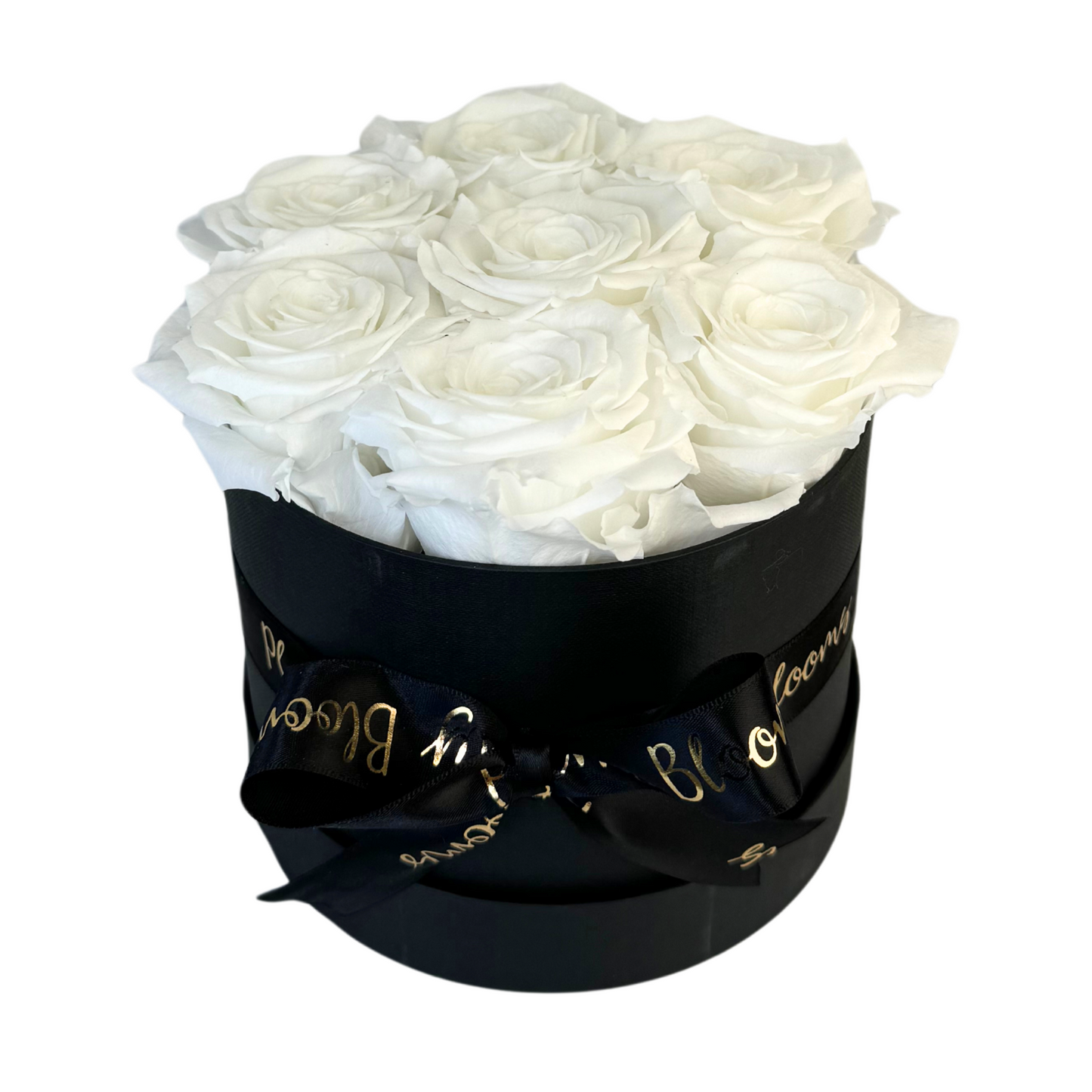 White Petite Preserved Roses Box