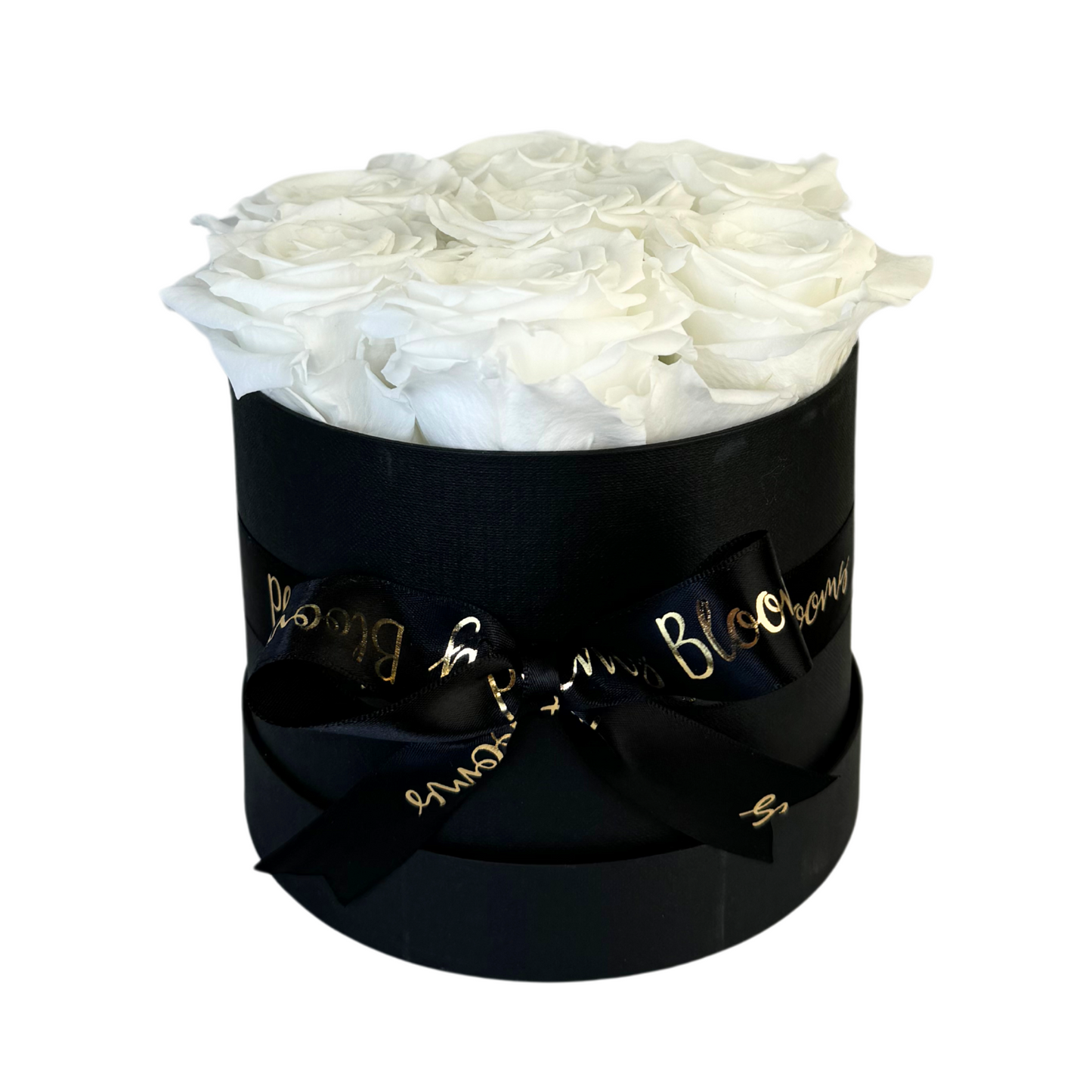 White Petite Preserved Roses Box