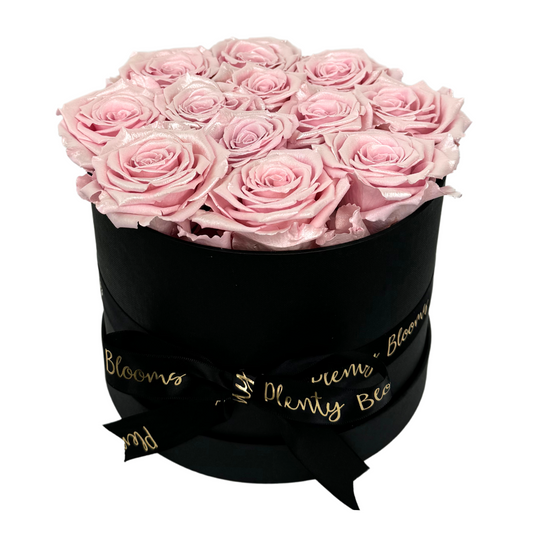 Pearl Pink Signature Preserved Roses Box