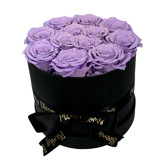 Lavender Signature Preserved Roses Box