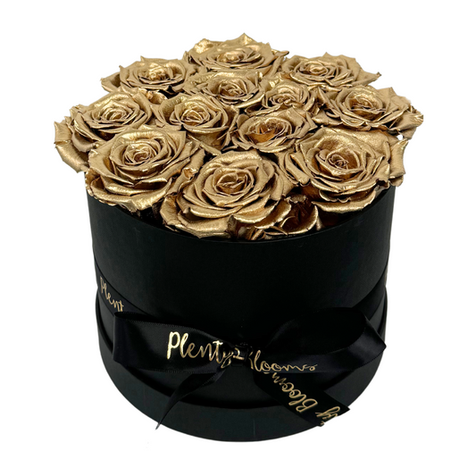 Gold Signature Preserved Roses Box