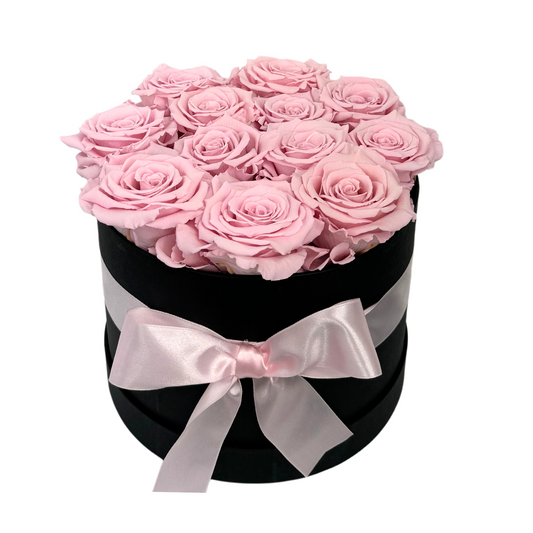 Light Pink Signature Preserved Roses Box