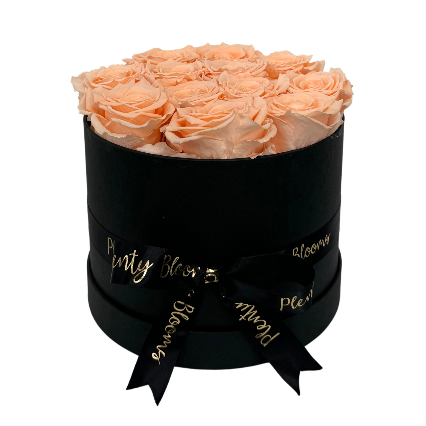 Peach Signature Preserved Roses Box