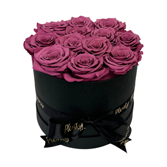 Mauve Signature Preserved Roses Box